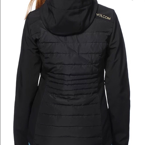 COPY - Volcom Leo Black Softshell Snowboard Jacket size small - Picture 3 of 8